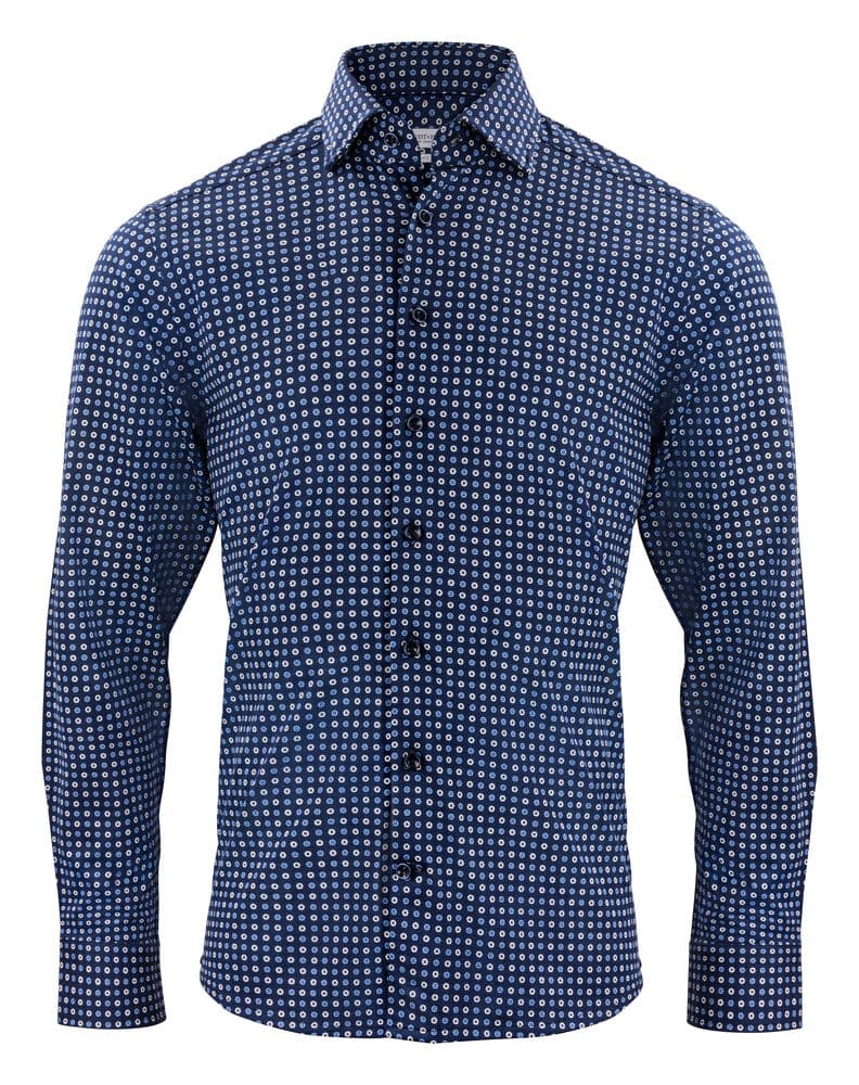 Indigo Bow 131 Chemise Regular Fit Hommes coloris Imprimé Bleu