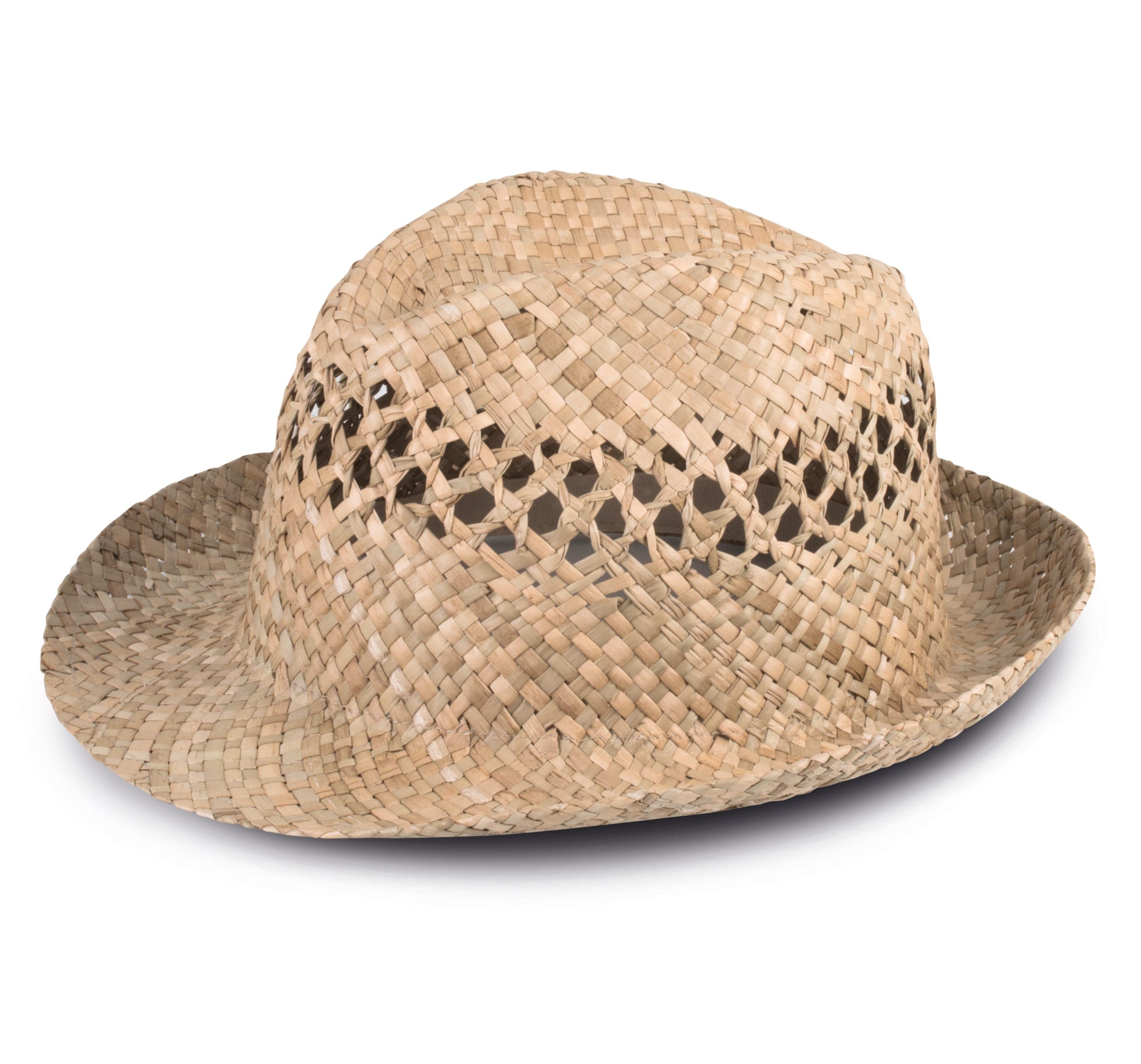 Chapeau Panama tressé en situation
