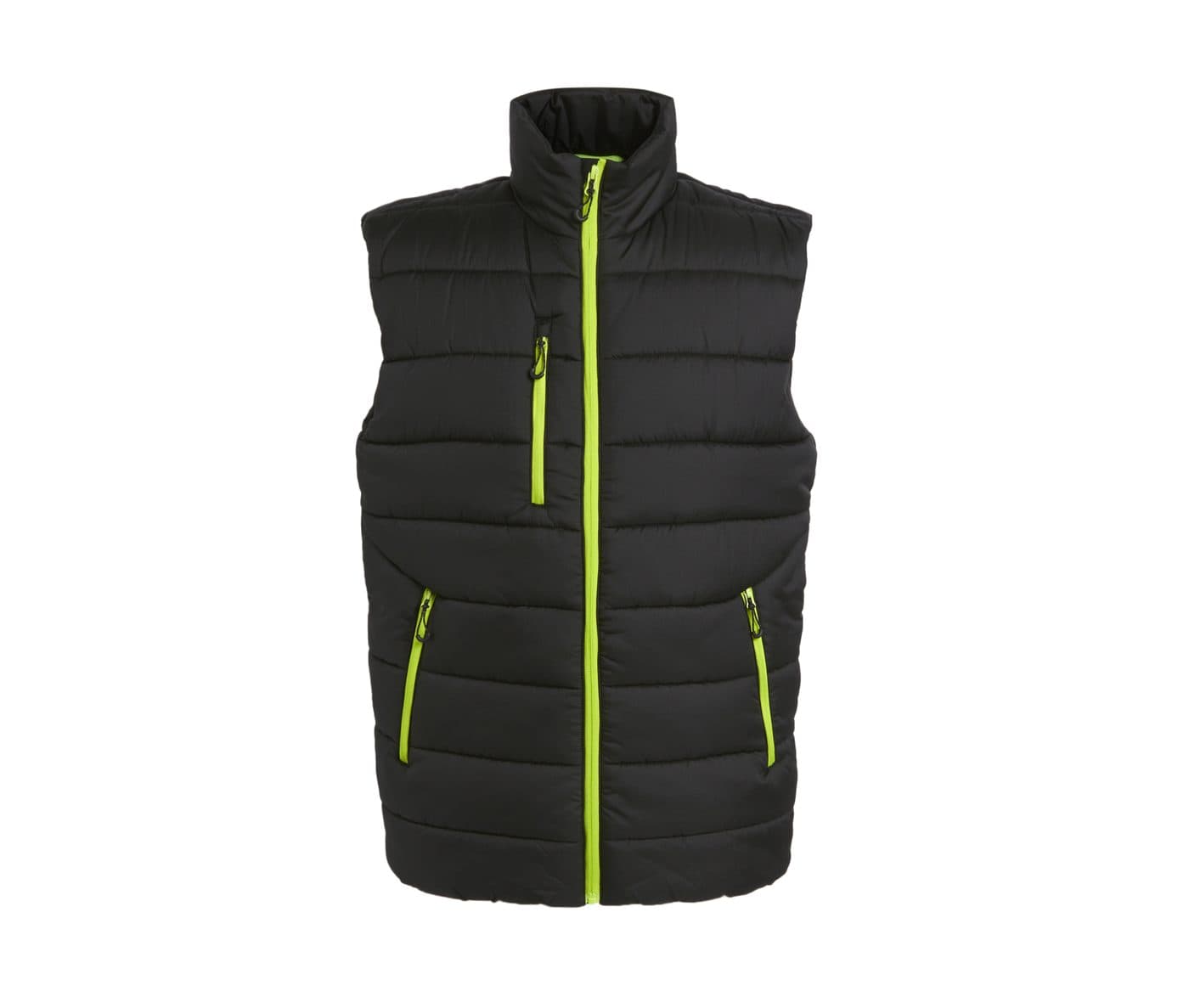 MEN'S NAVIGATE THERMAL BODYWARMER coloris Noir / Vert citron