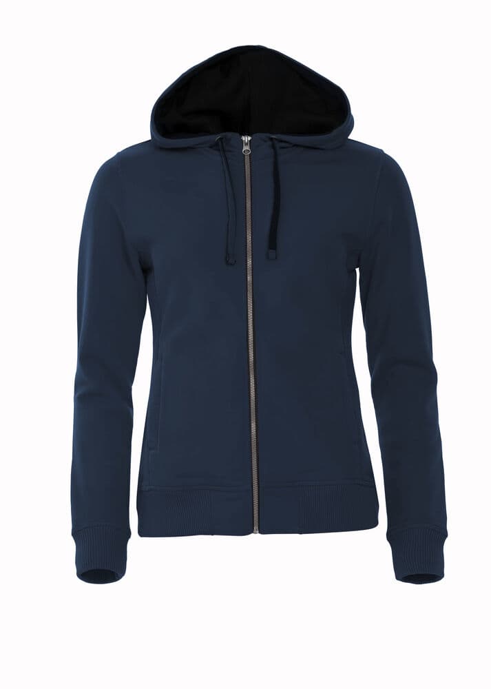 Clique Classic Hoody Full Zip Women coloris Marine foncé