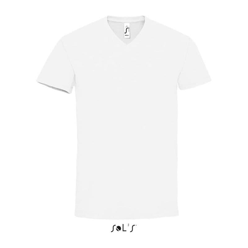 SOL'S IMPERIAL V MEN - V-NECK T-SHIRT coloris Blanc