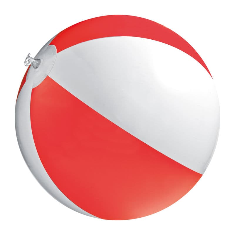 Ballon de plage bicolore "Key West" coloris Rouge