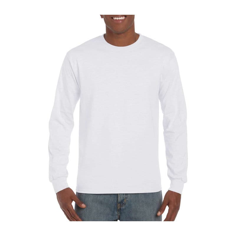 HAMMER ADULT LONG SLEEVE T-SHIRT coloris Blanc