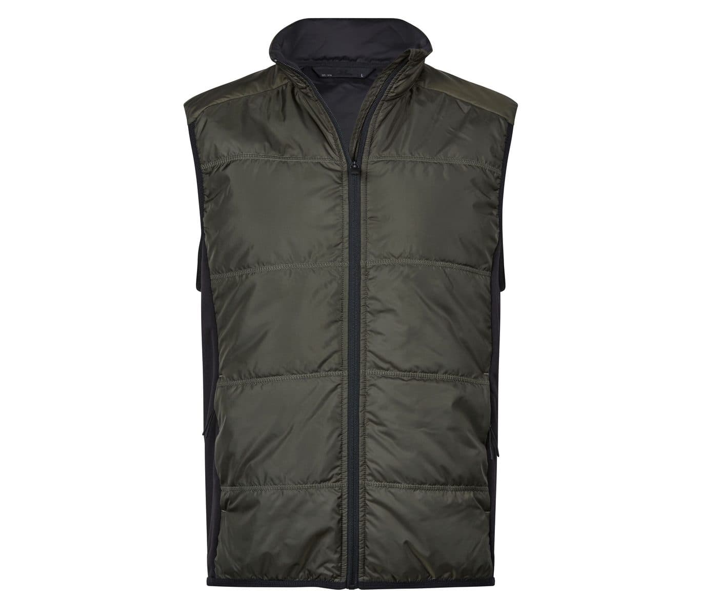 HYBRID-STRETCH BODYWARMER coloris Vert profond / Noir