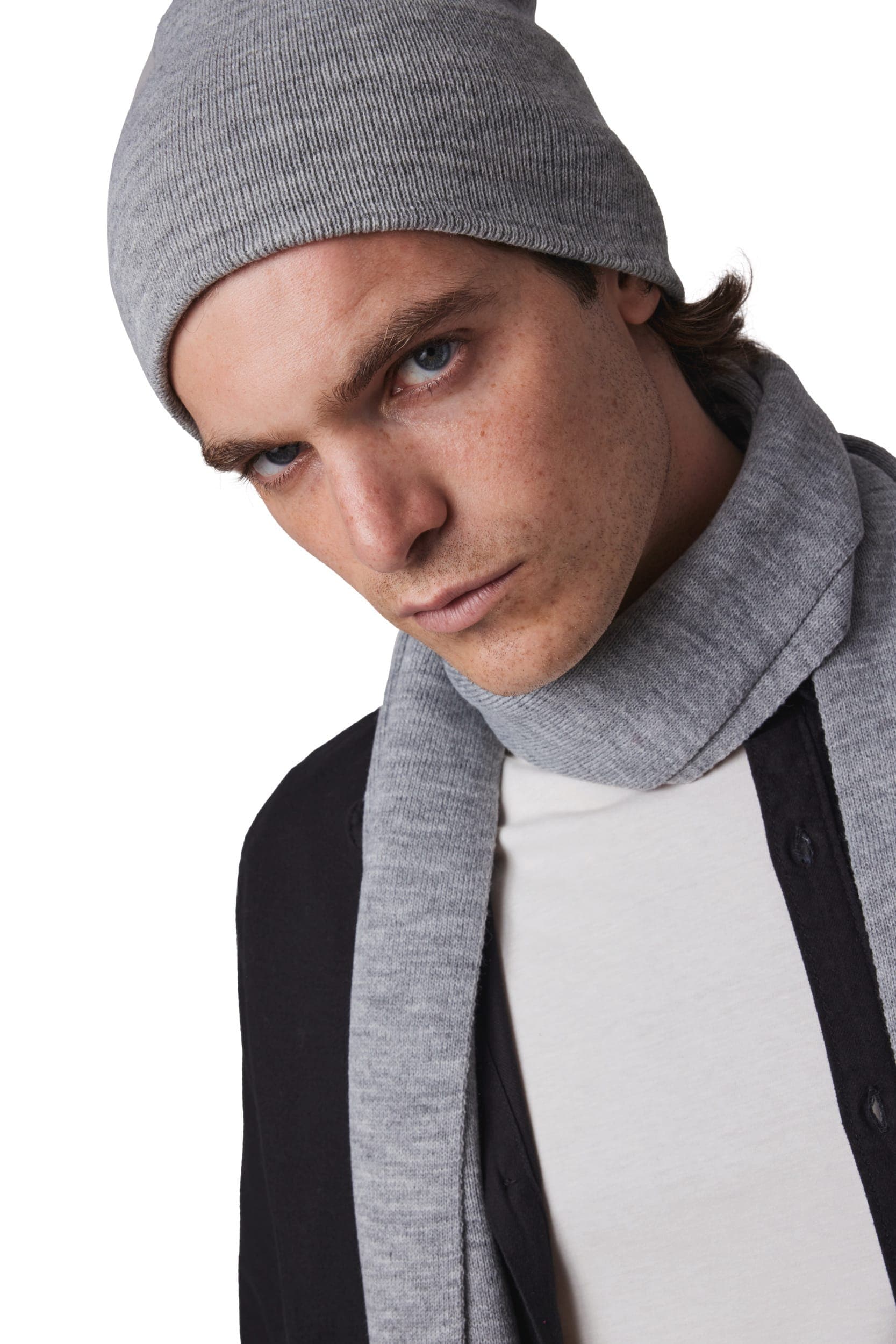 Bonnet en tricot en situation