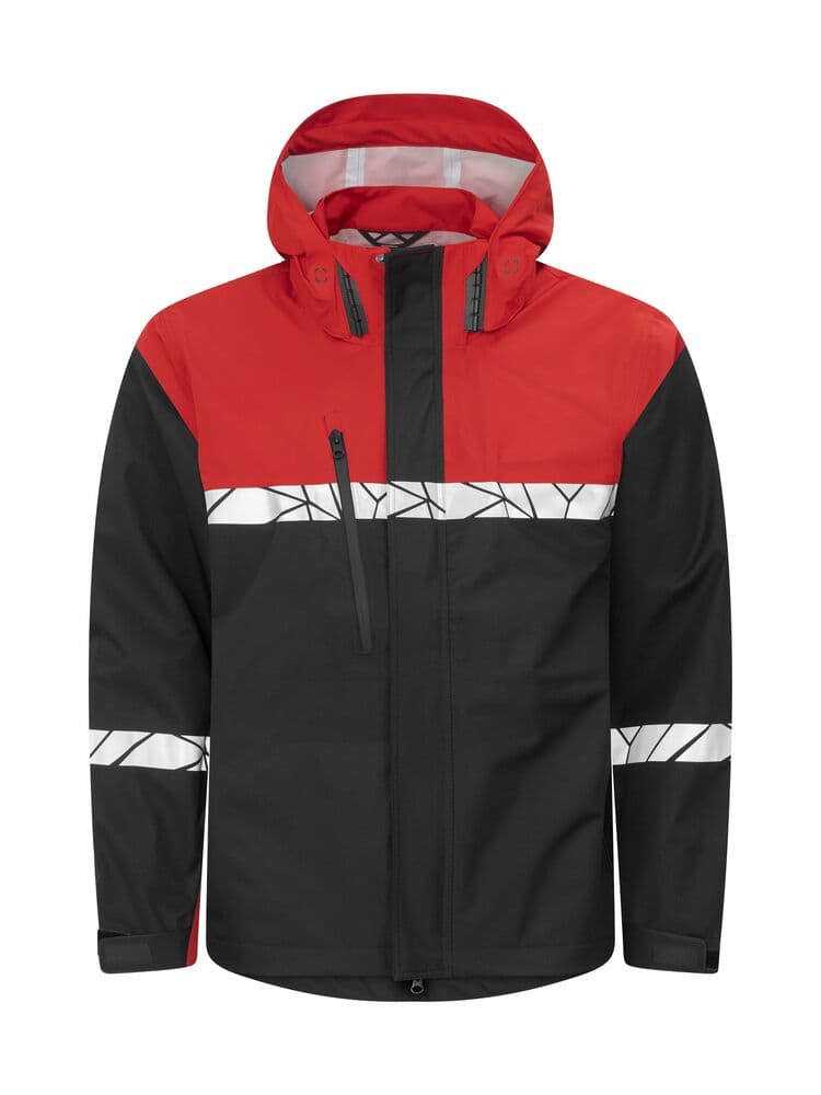 7414 VESTE SHELL coloris Noir / Rouge