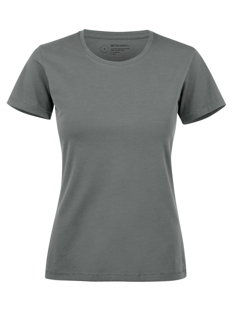Pull col rond Cutter & Buck Manzanita femme coloris Gris