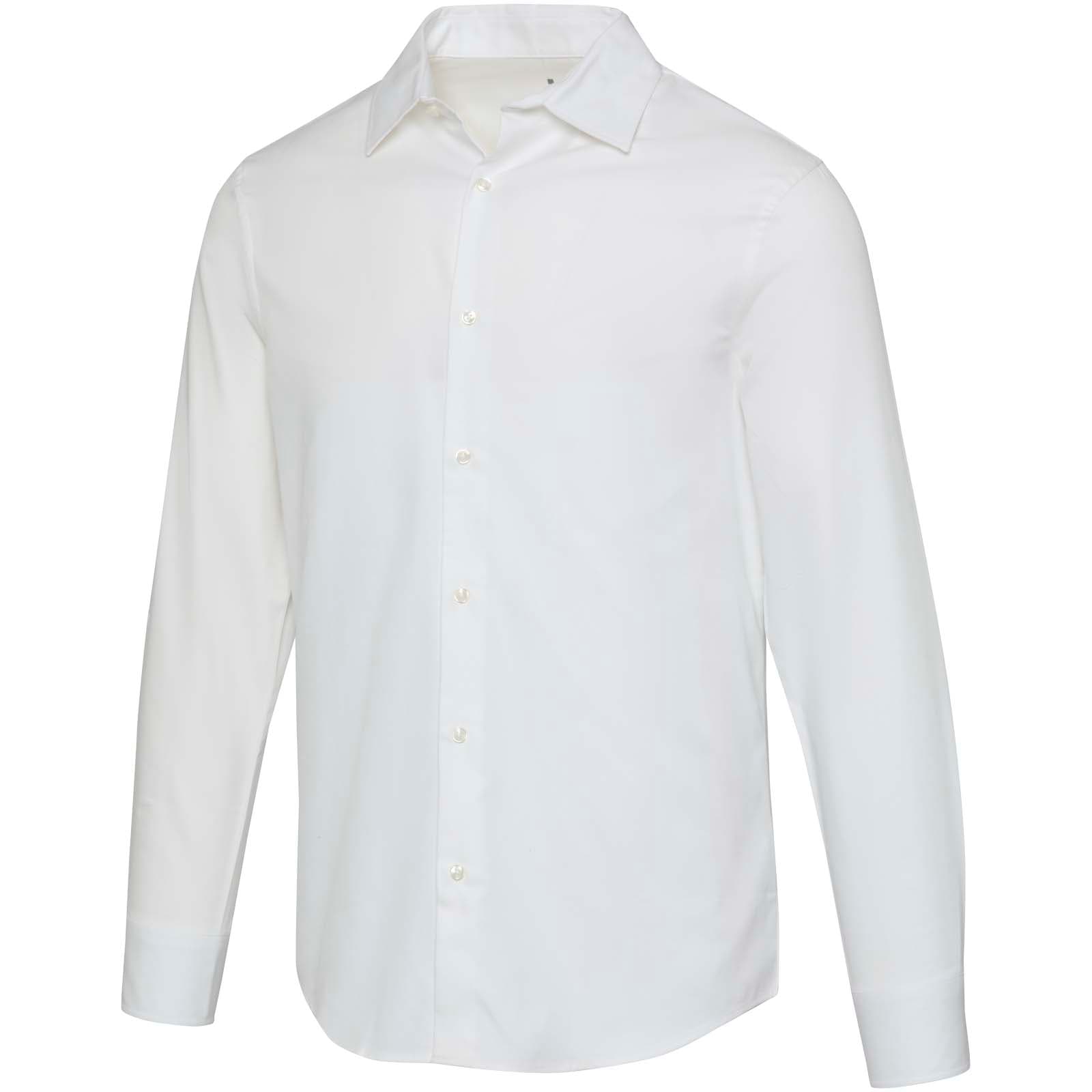 Chemise en sergé homme de 185 g/m² Citrine coloris Blanc