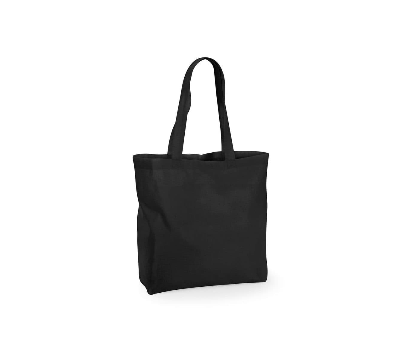 RECYCLED COTTON MAXI TOTE coloris Noir