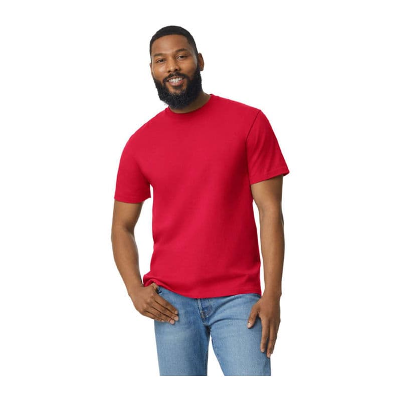 Light Cotton Adult T-Shirt coloris Rouge
