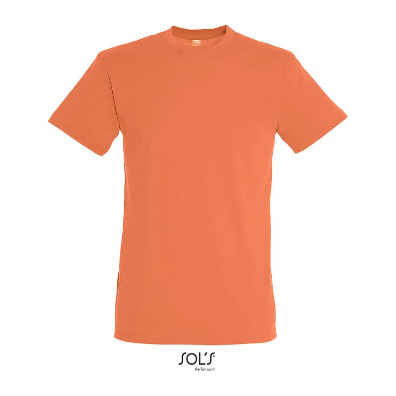SOL'S REGENT UNISEX ROUND COLLAR T-SHIRT coloris Abricot