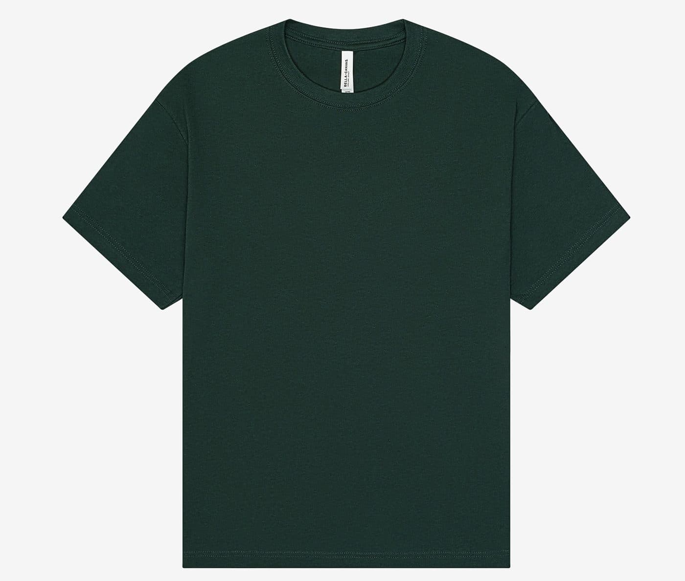 UNISEX HEAVY BOXY TEE coloris Vert forêt
