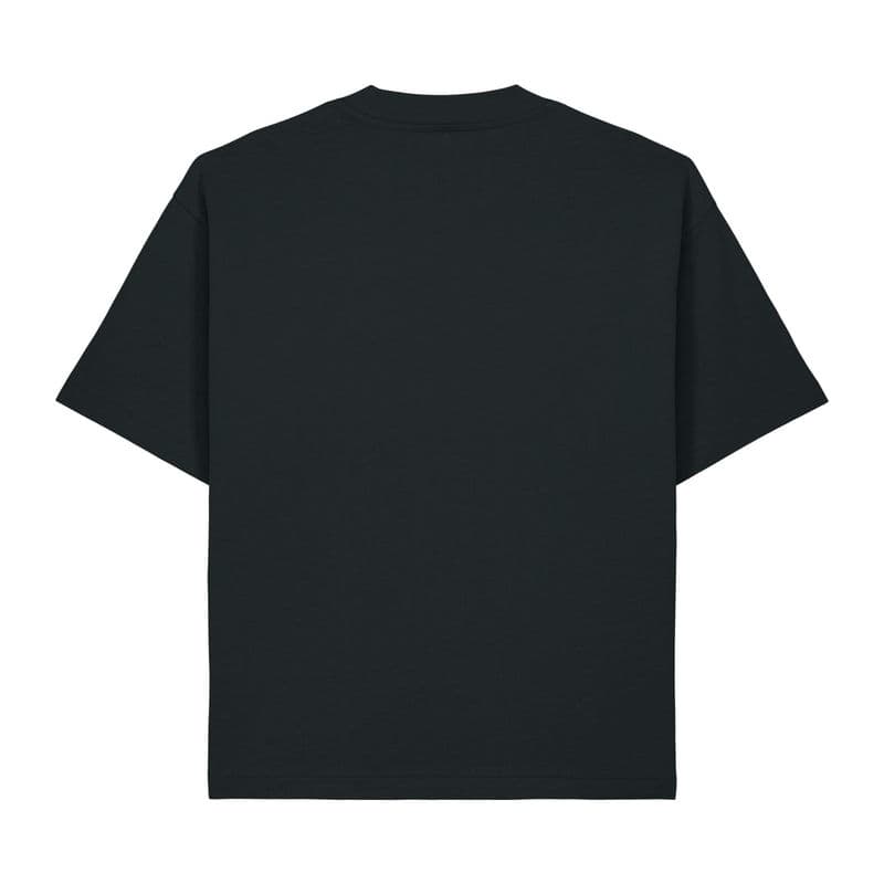 The unisex heavy weight boxy t-shirt coloris Noir