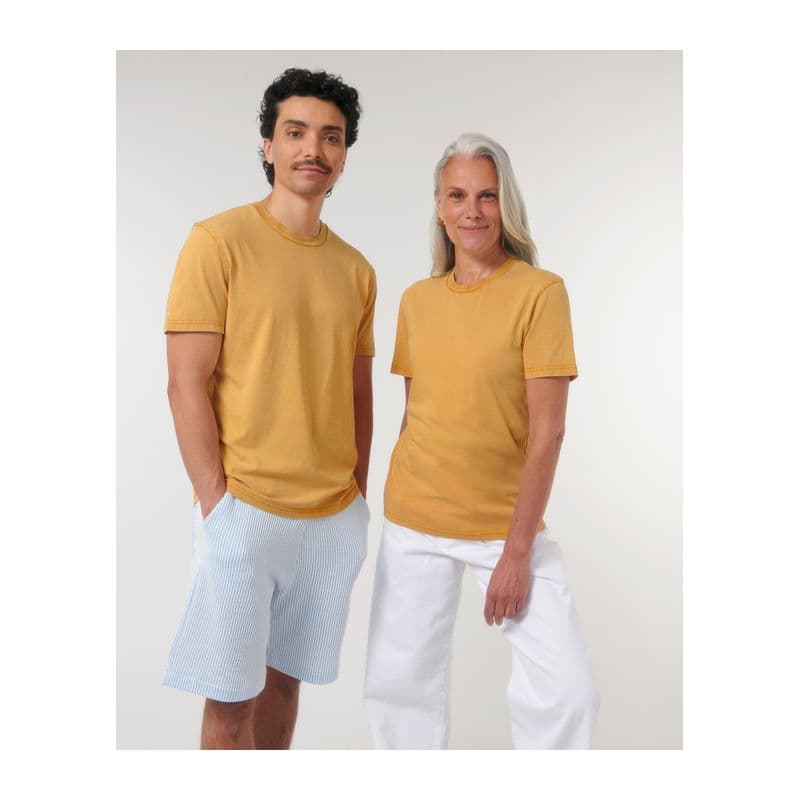 Crafter Vintage unisex t-shirt coloris Ocre or Dyed G.