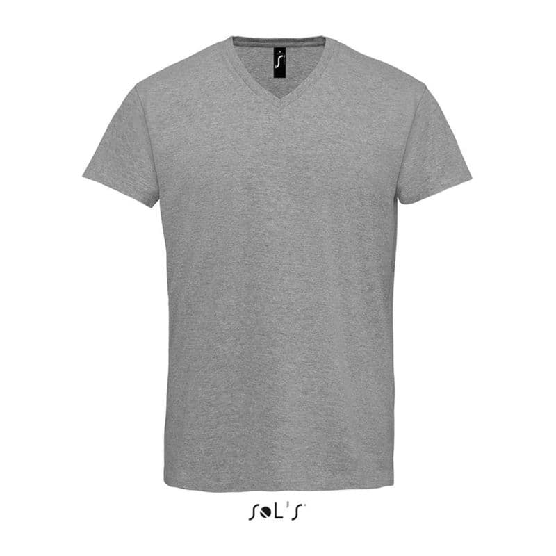 SOL'S IMPERIAL V MEN - V-NECK T-SHIRT coloris Gris chiné