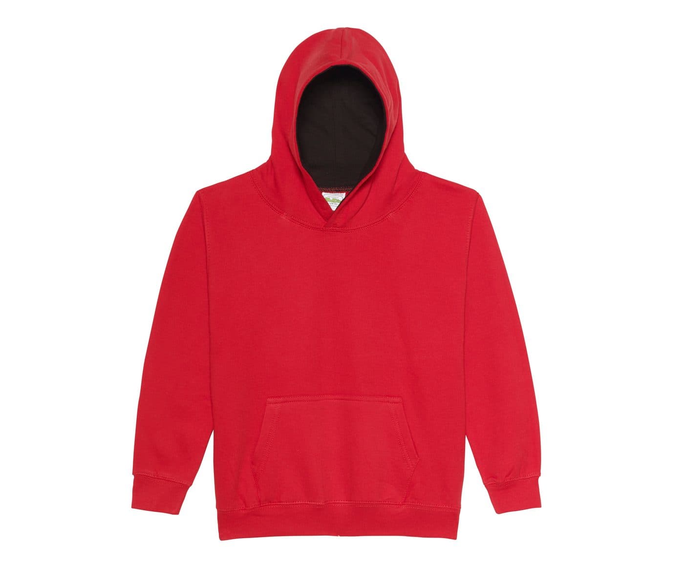 KIDS VARSITY HOODIE coloris Rouge feu / Noir jais