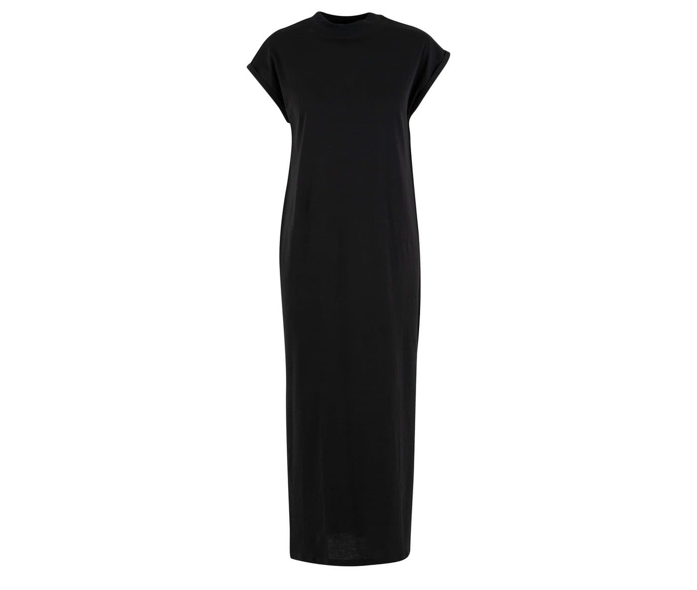 LADIES LONG EXTENDED SHOULDER DRESS