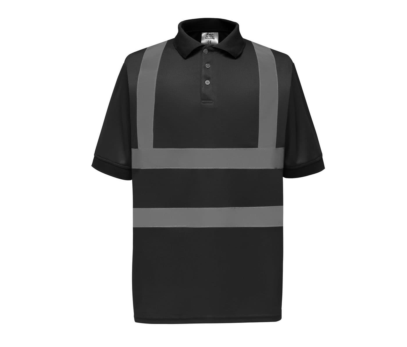HI-VIS SHORT SLEEVE POLO coloris Noir