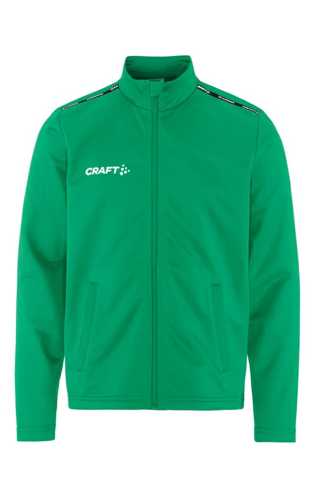 Craft Squad go fz jacket jr coloris Vert