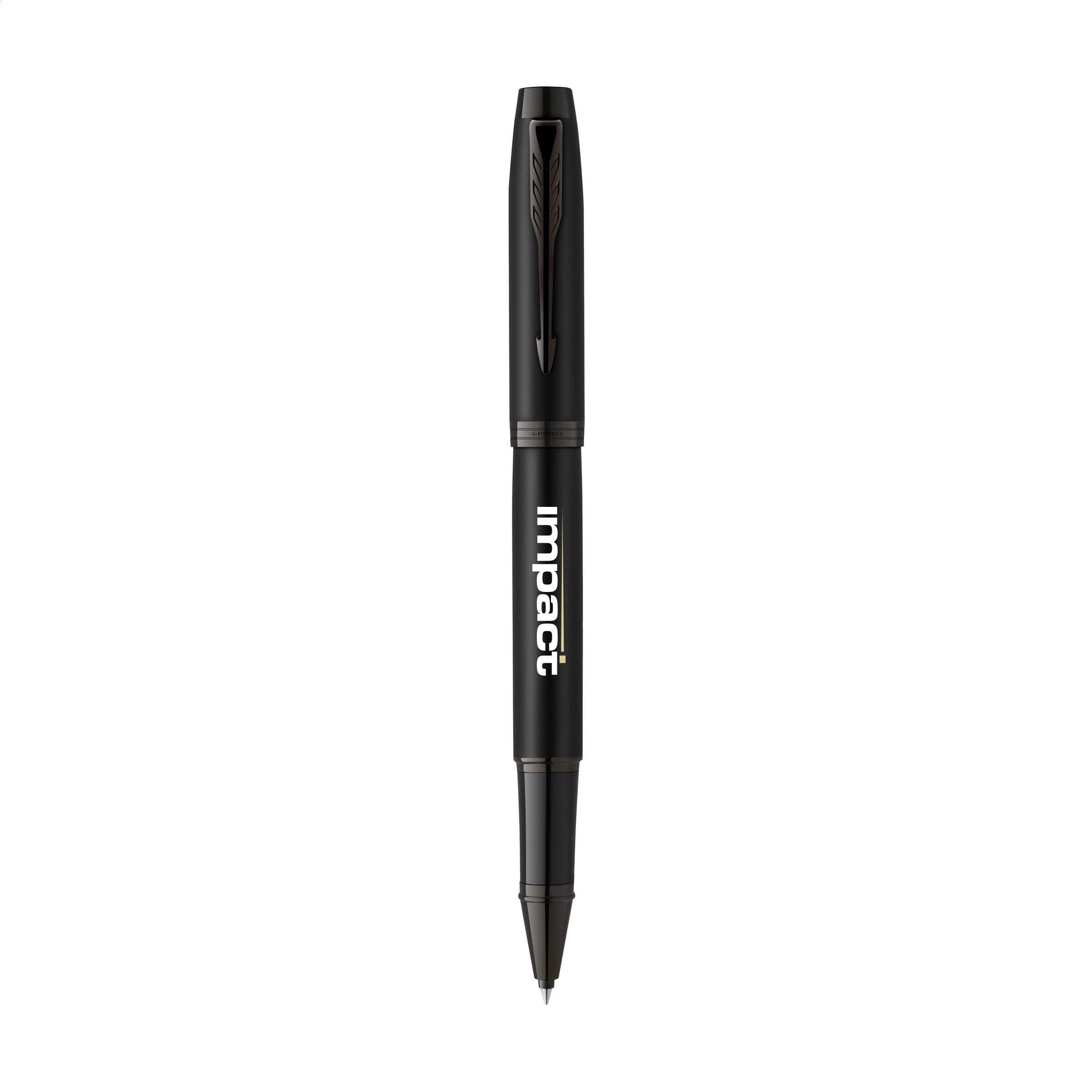Parker IM Achromatic roller pen noir en situation