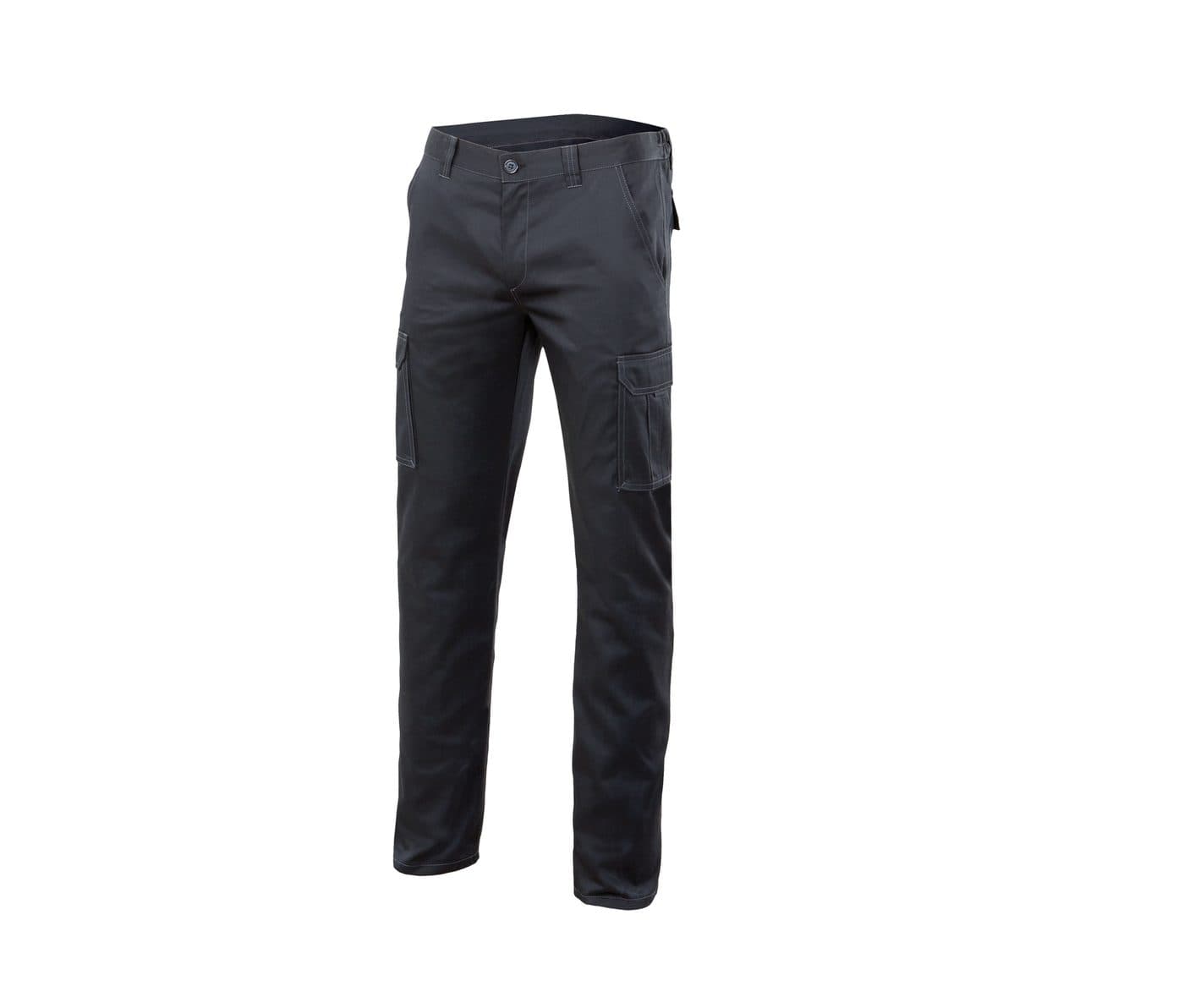 PANTALON STRETCH MULTIPOCHES coloris Noir