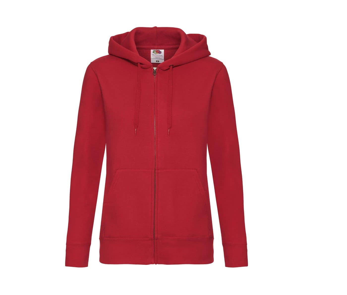 LADIES PREMIUM HOODED SWEAT JACKET coloris Rouge