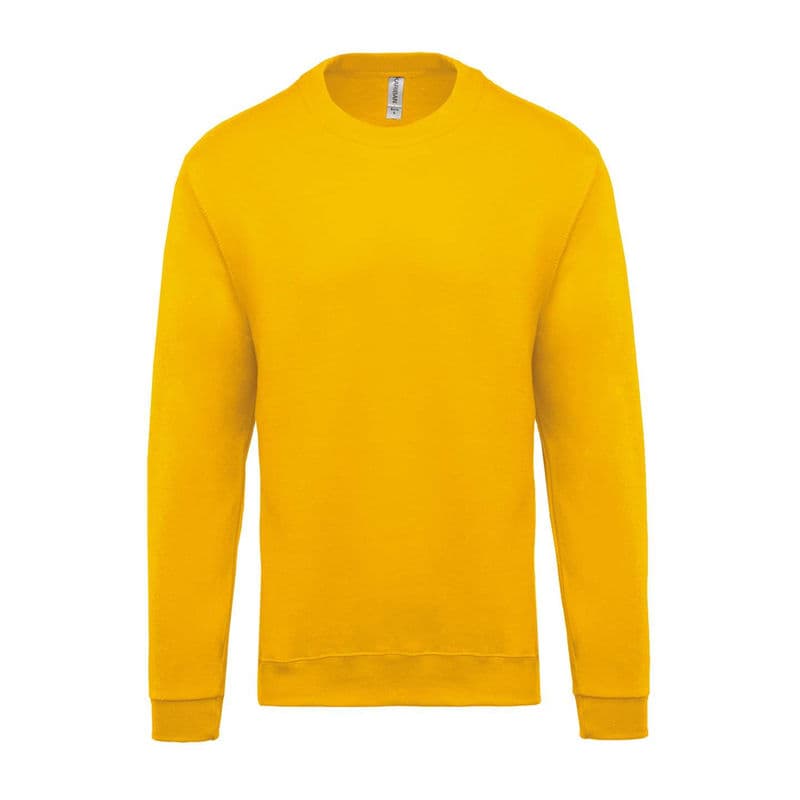 Crew Neck Sweatshirt coloris Jaune