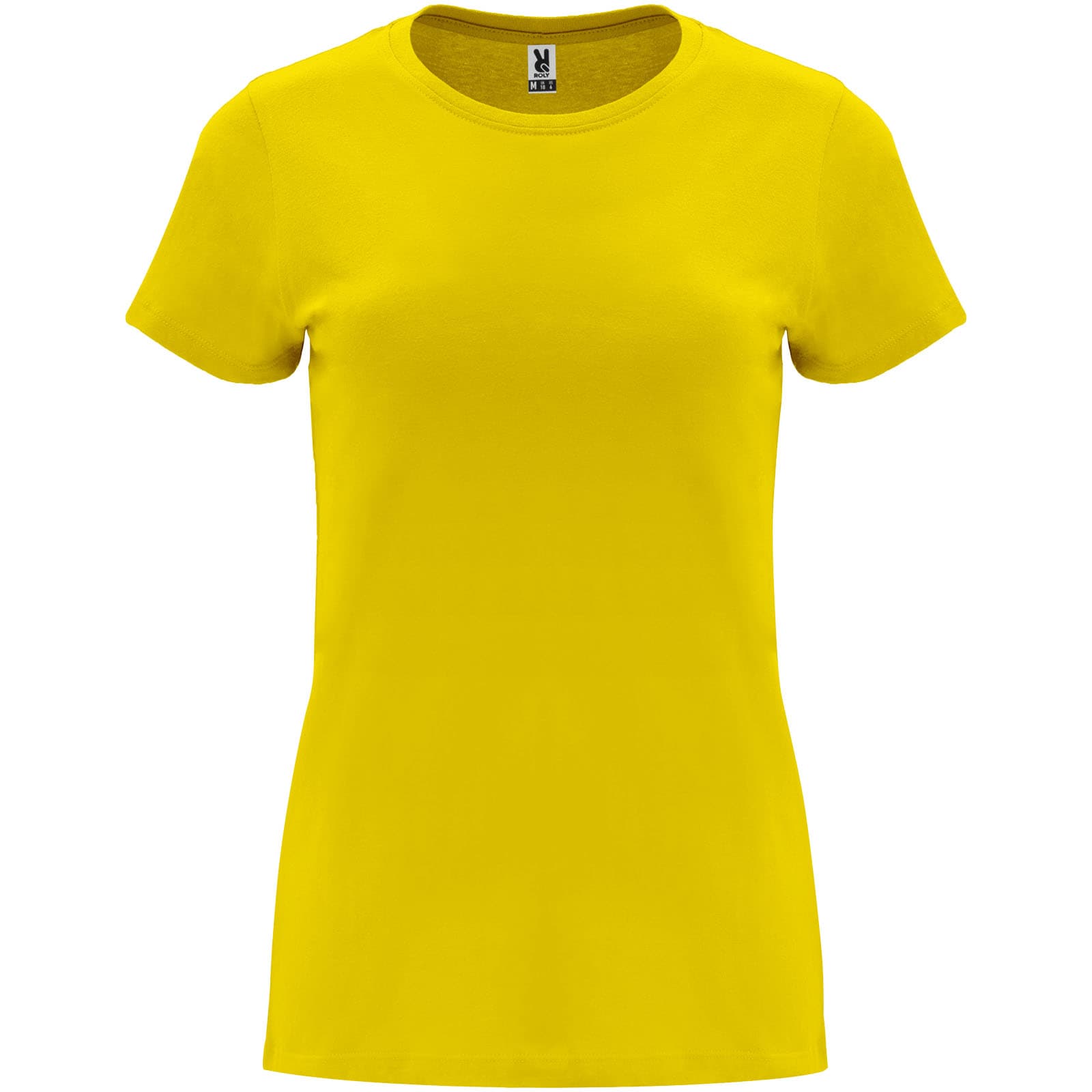 T-shirt de 170 g/m² Capri à manches courtes pour femme coloris Jaune