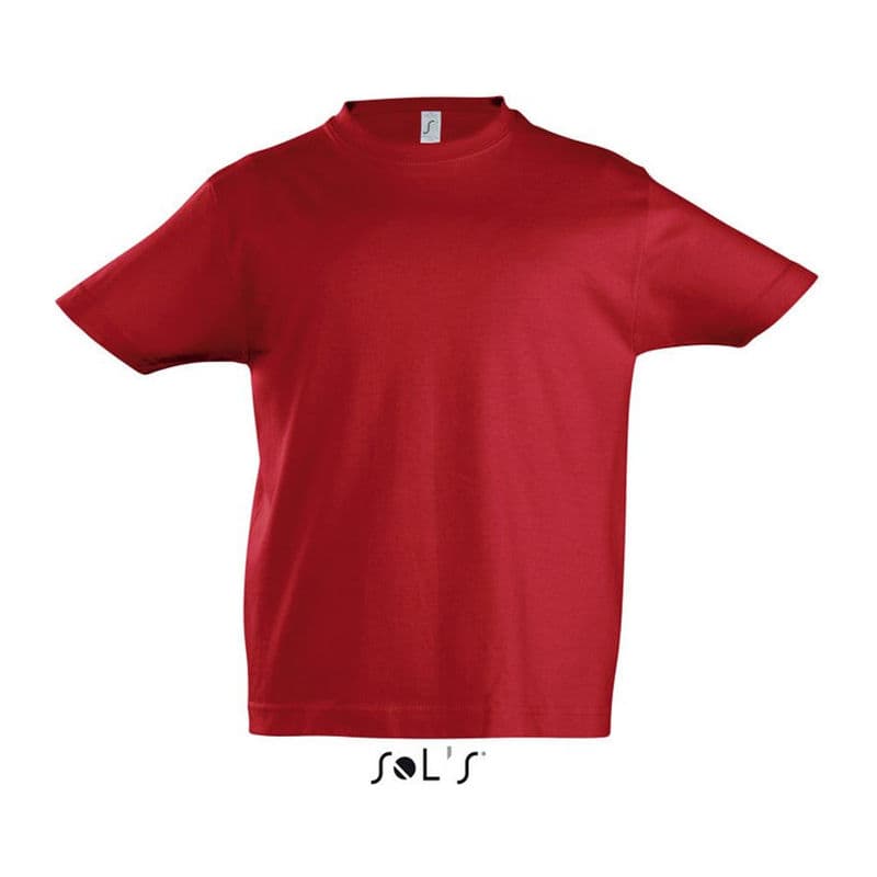 SOL'S IMPERIAL KIDS - ROUND NECK T-SHIRT coloris Rouge