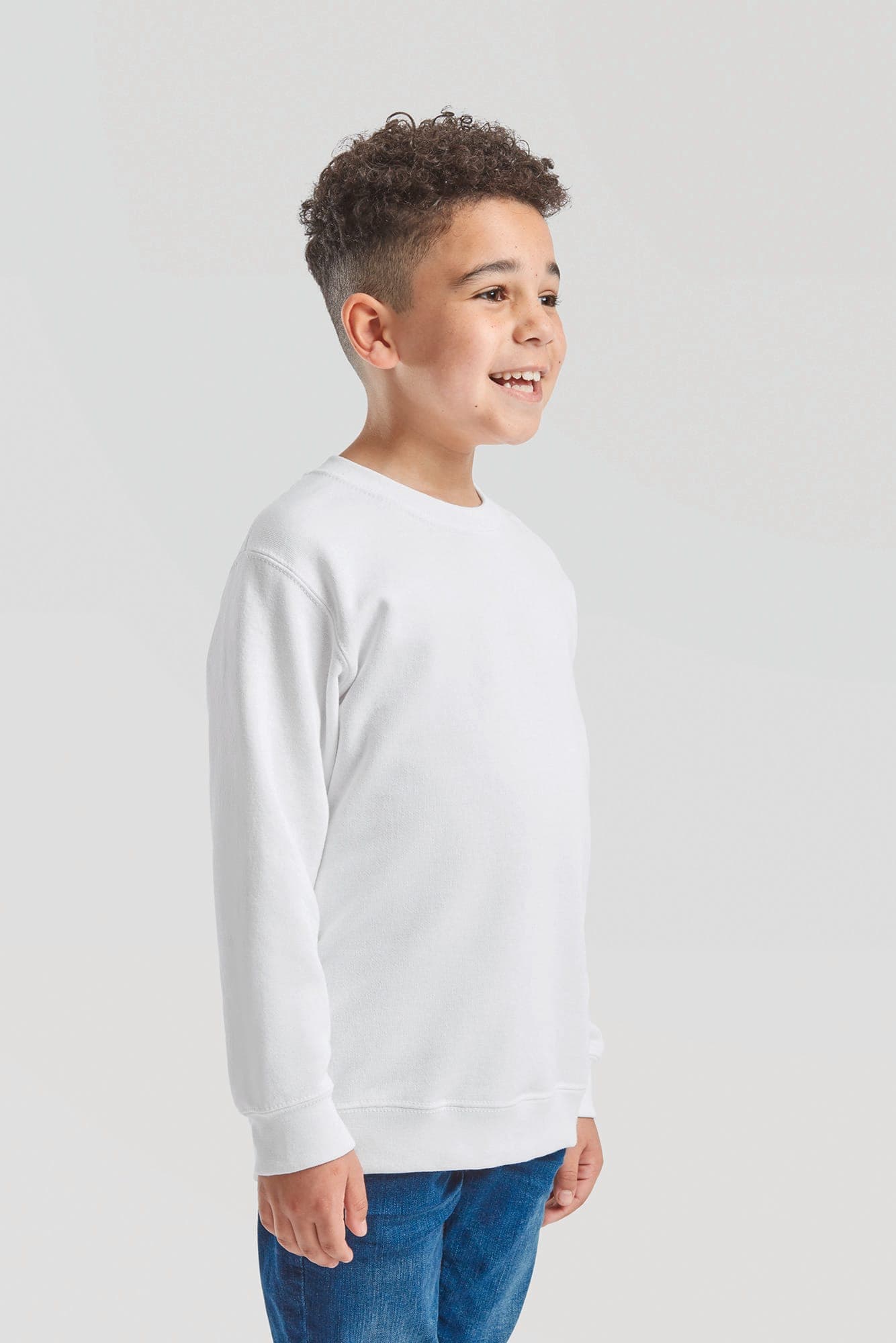 Sweat-shirt enfant col rond Classic (62-041-0) en situation