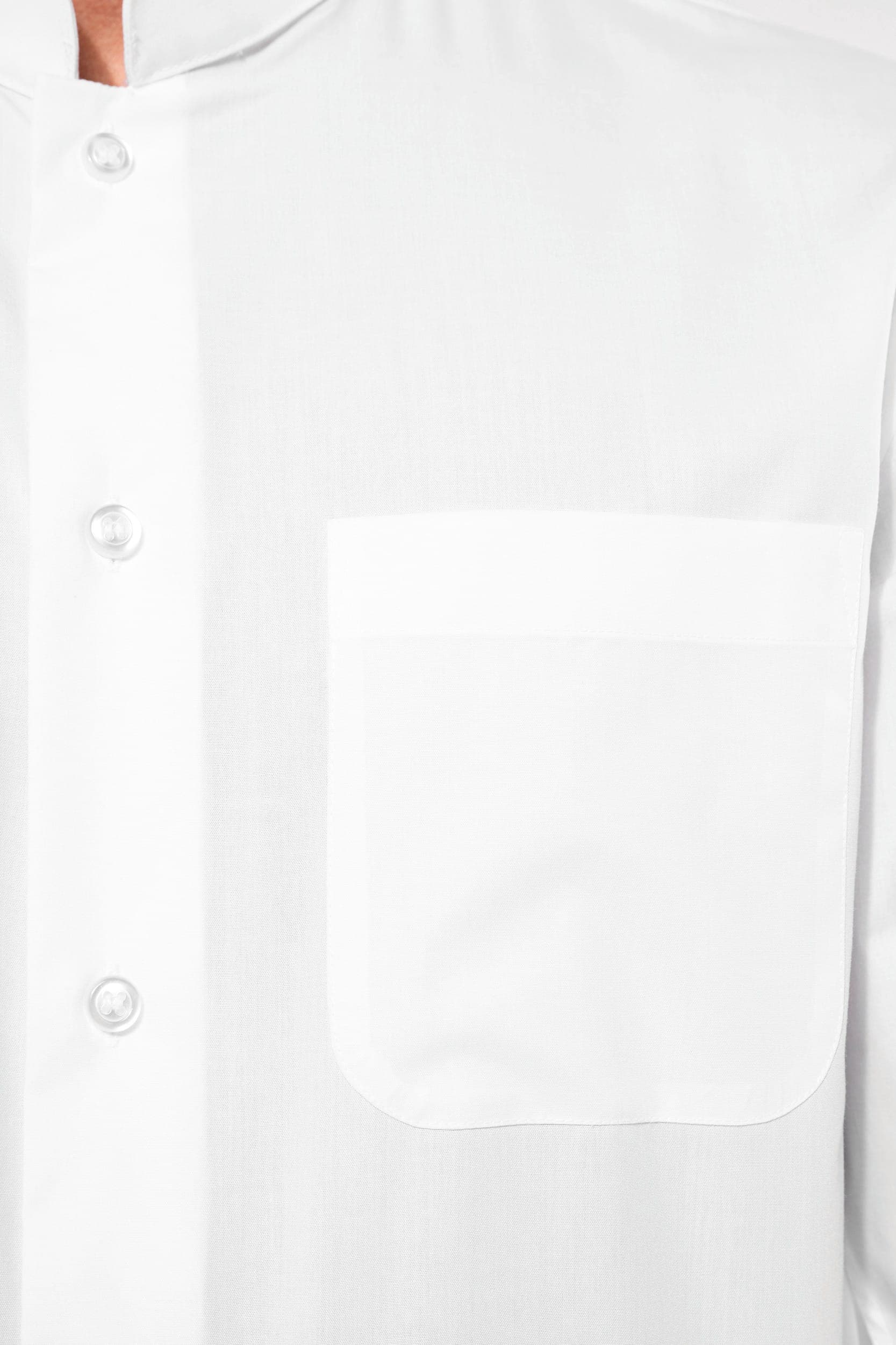 Chemise col mao manches longues en situation