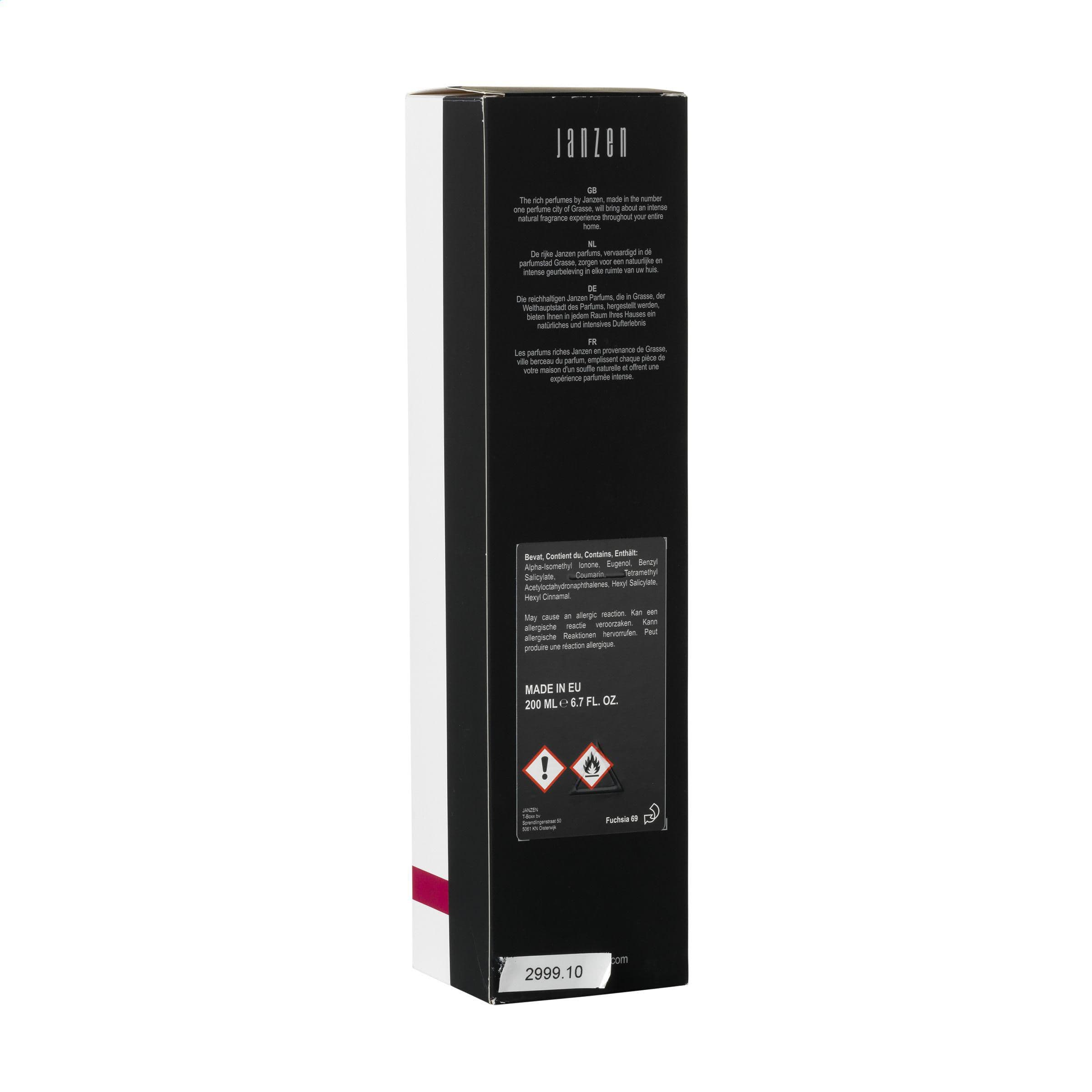 Bâtonnets parfumés Janzen Home Fragrance Fuchsia 69 en situation