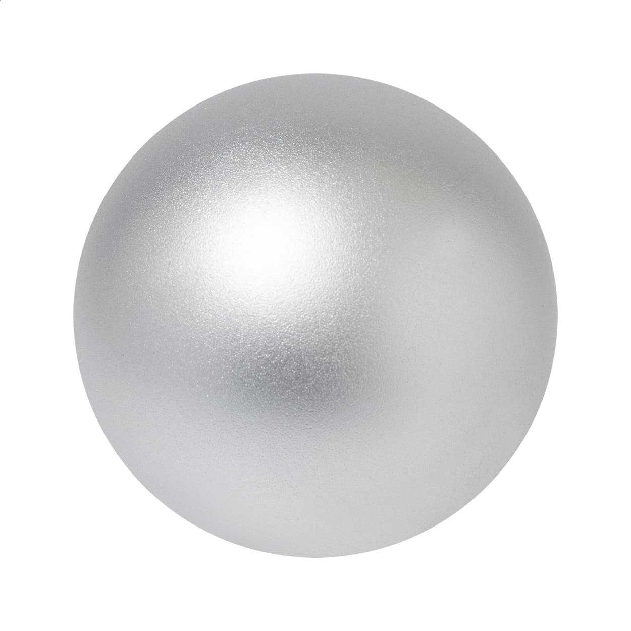 Balle antistress finition métallisée coloris Argenté
