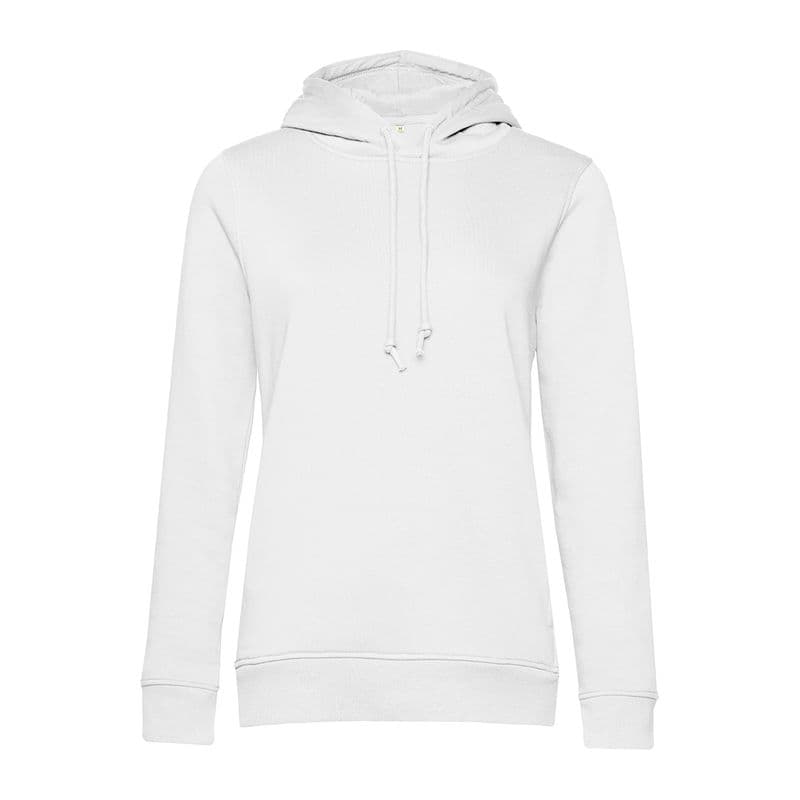 B&C INSPIRE HOODED /WOMEN coloris Blanc