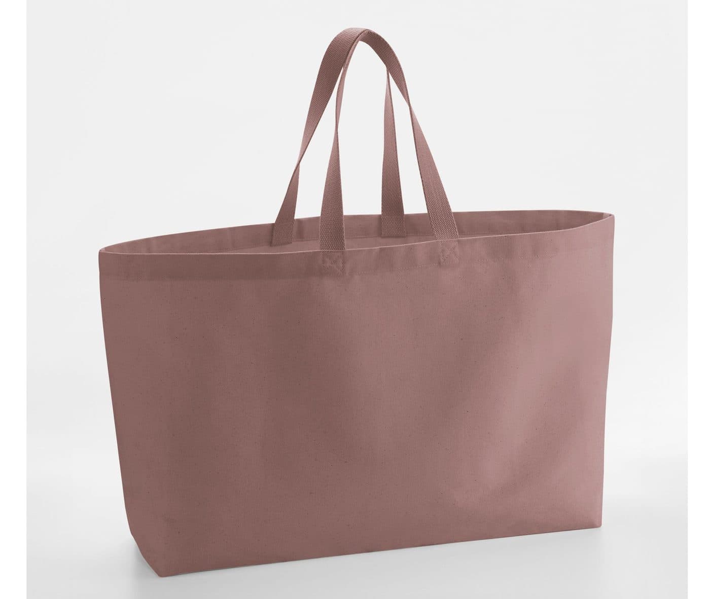 OVERSIZED CANVAS TOTE BAG coloris Rose rose