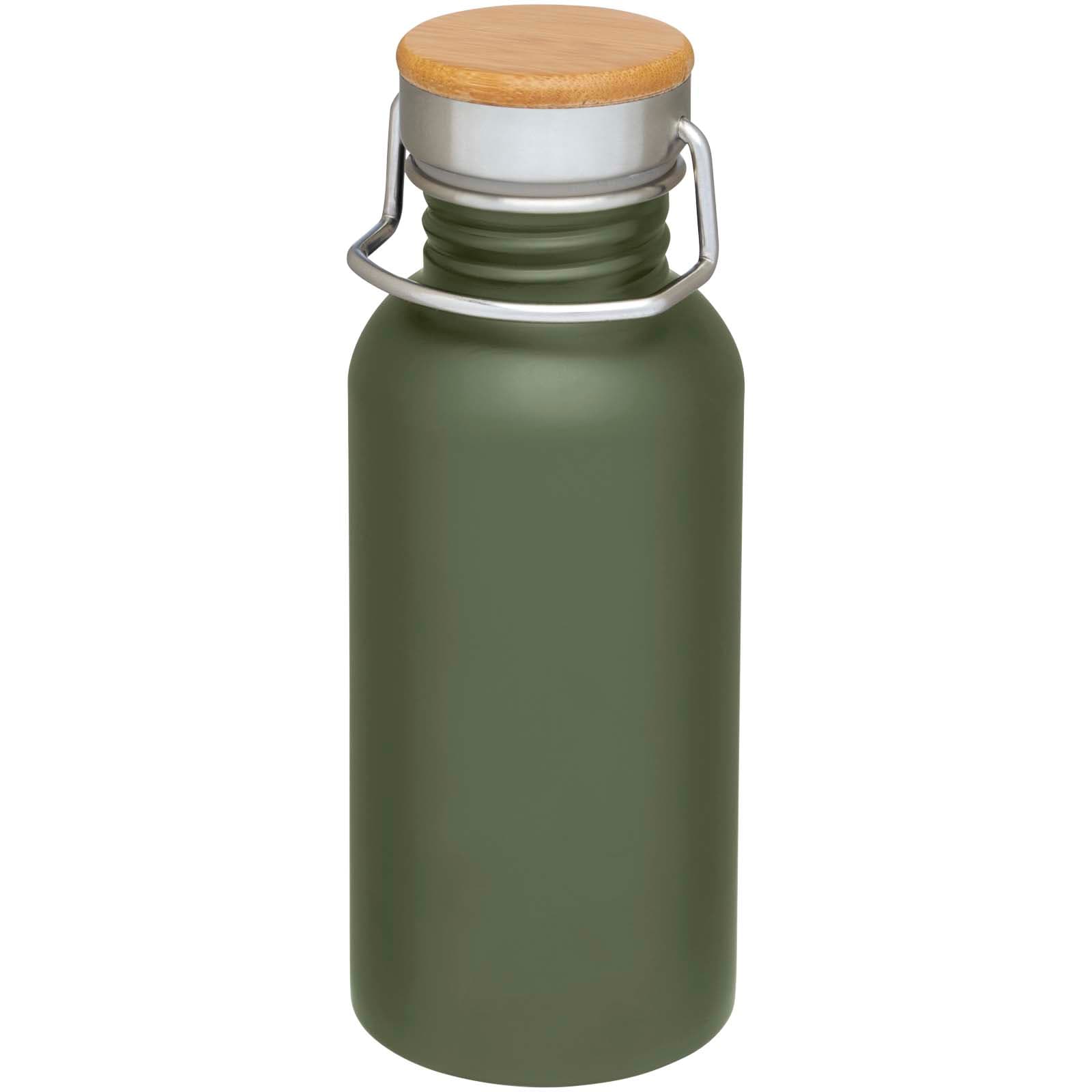 Bouteille de sport à simple paroi en acier inoxydable Thor 550 ml coloris Vert forêt