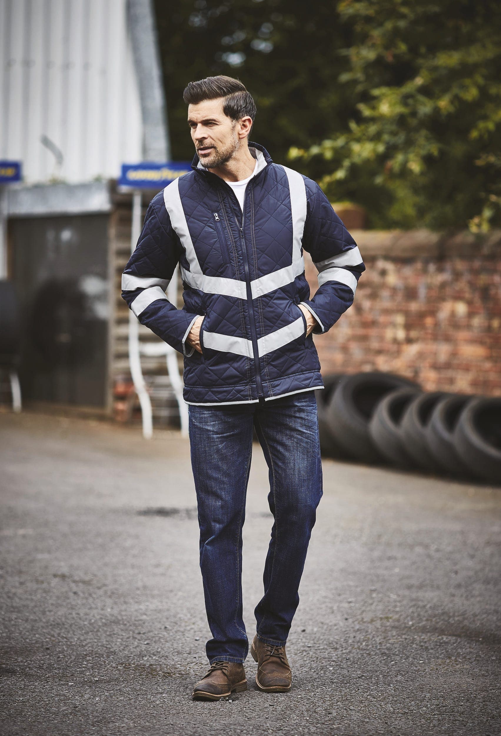 Veste haute visibilité "Kensington" en situation
