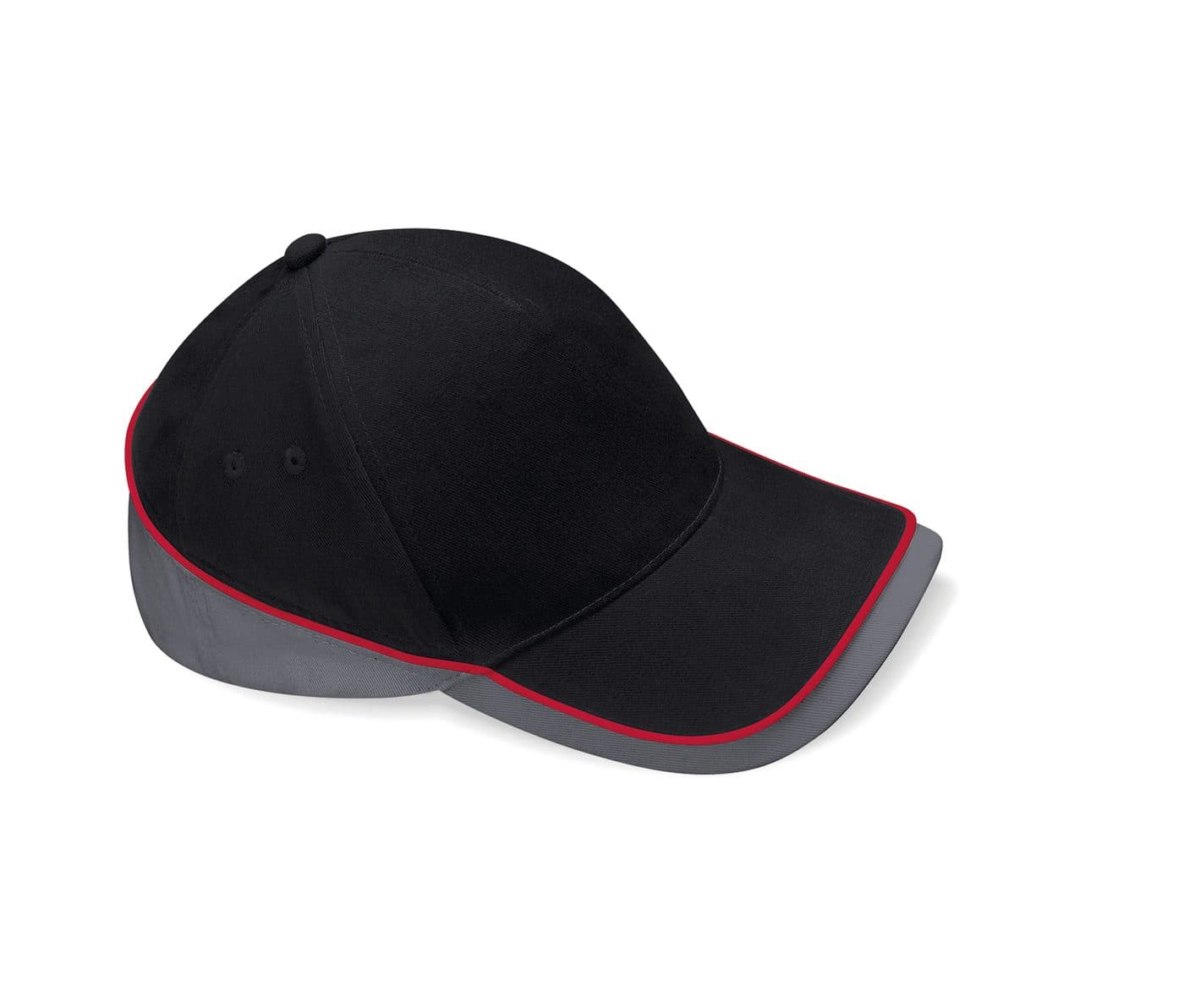 TEAMWEAR COMPETITION CAP coloris Noir / Gris graphite / Rouge classique