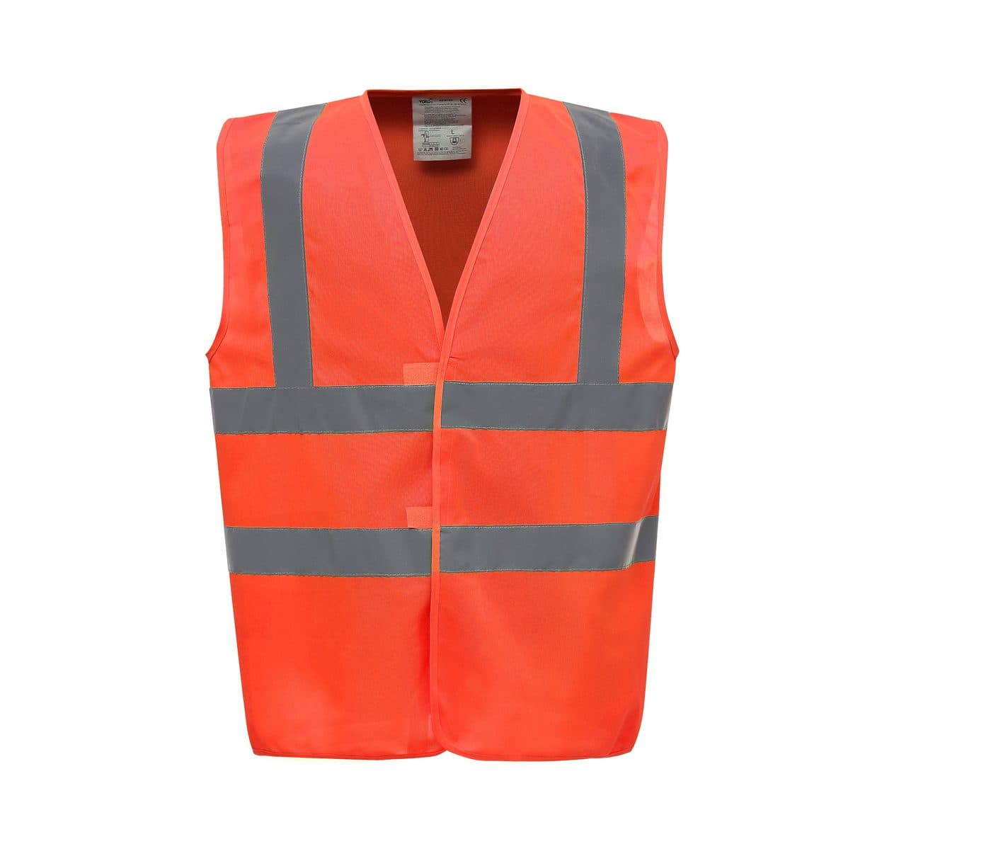 HI-VIS 2-BAND AND BRACES WAISTCOAT coloris Orange haute visibilité