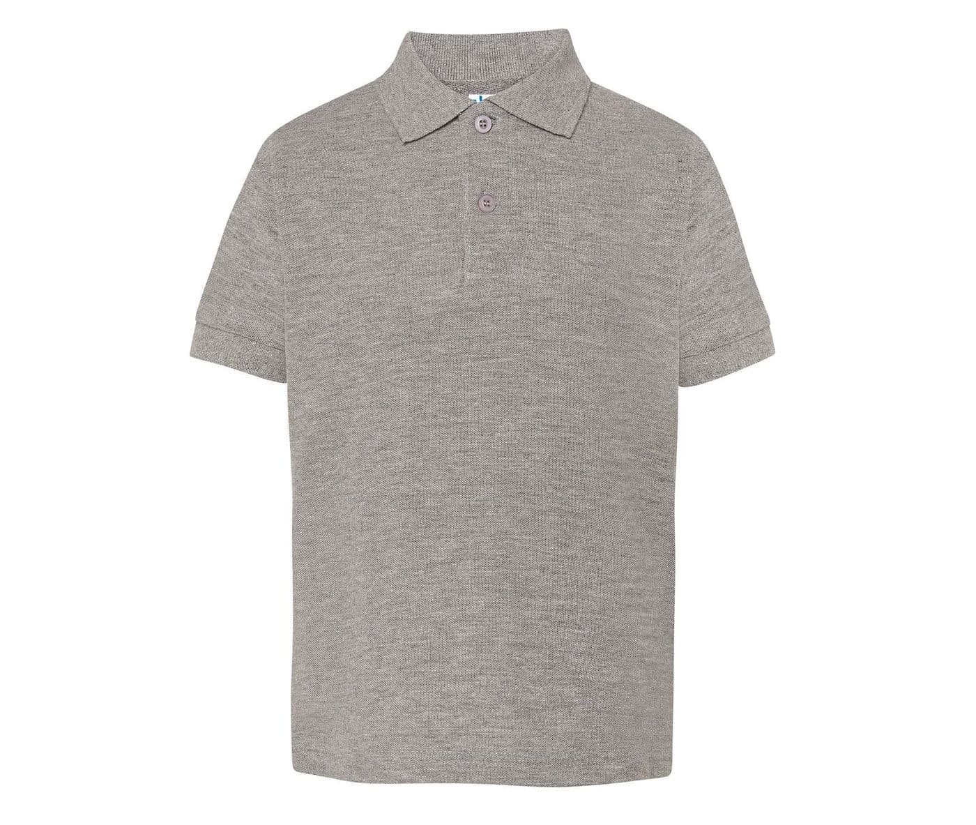 KID POLO coloris Gris chiné