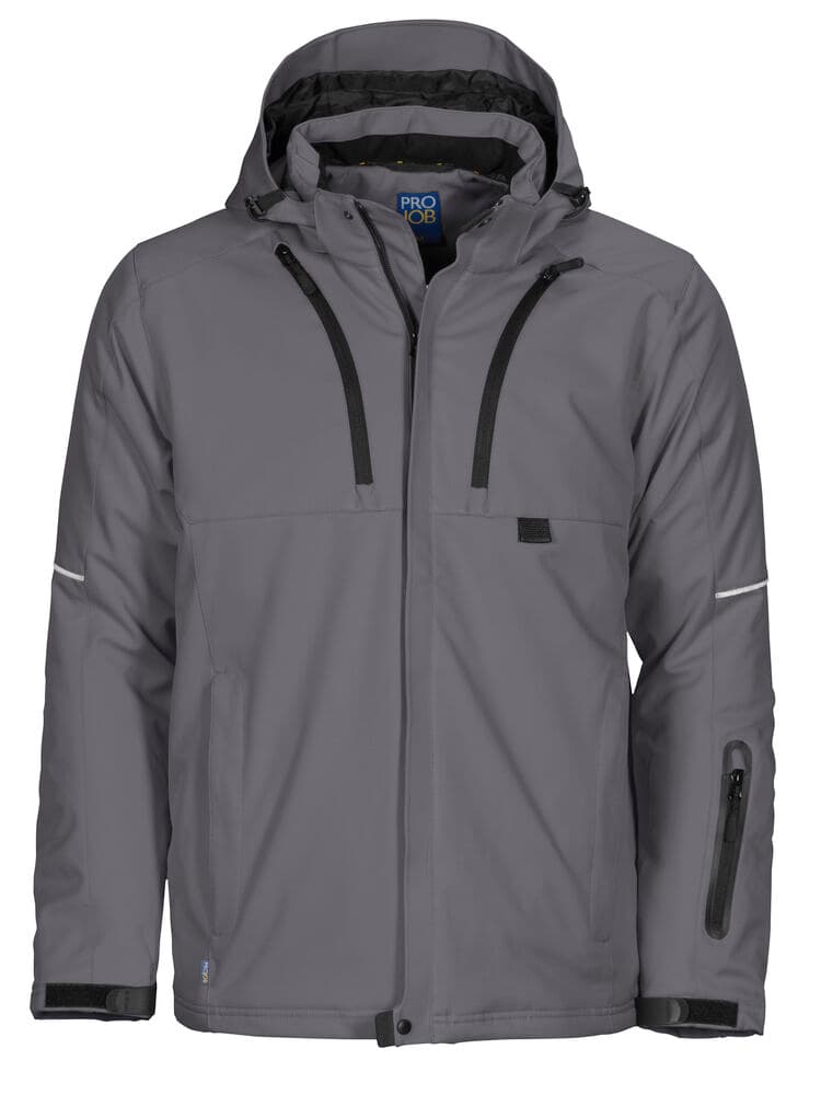 3407 VESTE SOFTSHELL DOUBLÉE coloris Gris
