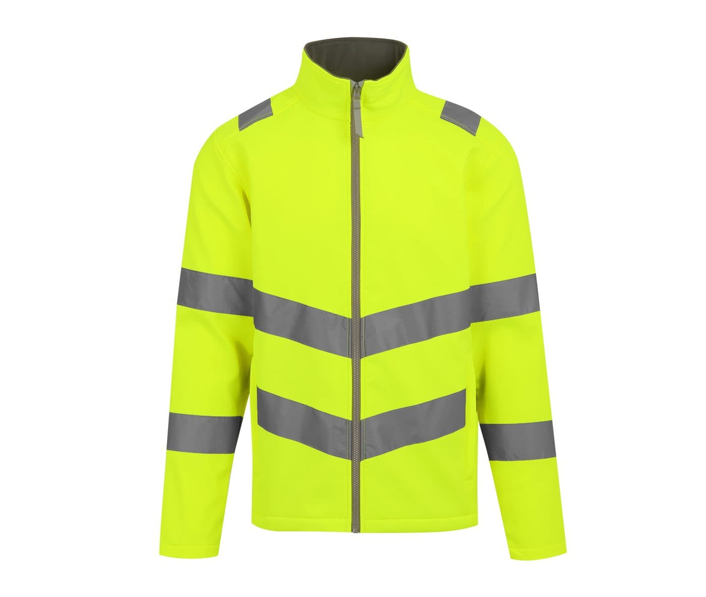 HI-VIS PRO CONTRACT ABLAZE 2 LAYER SOFTSHELL JACKET coloris Jaune