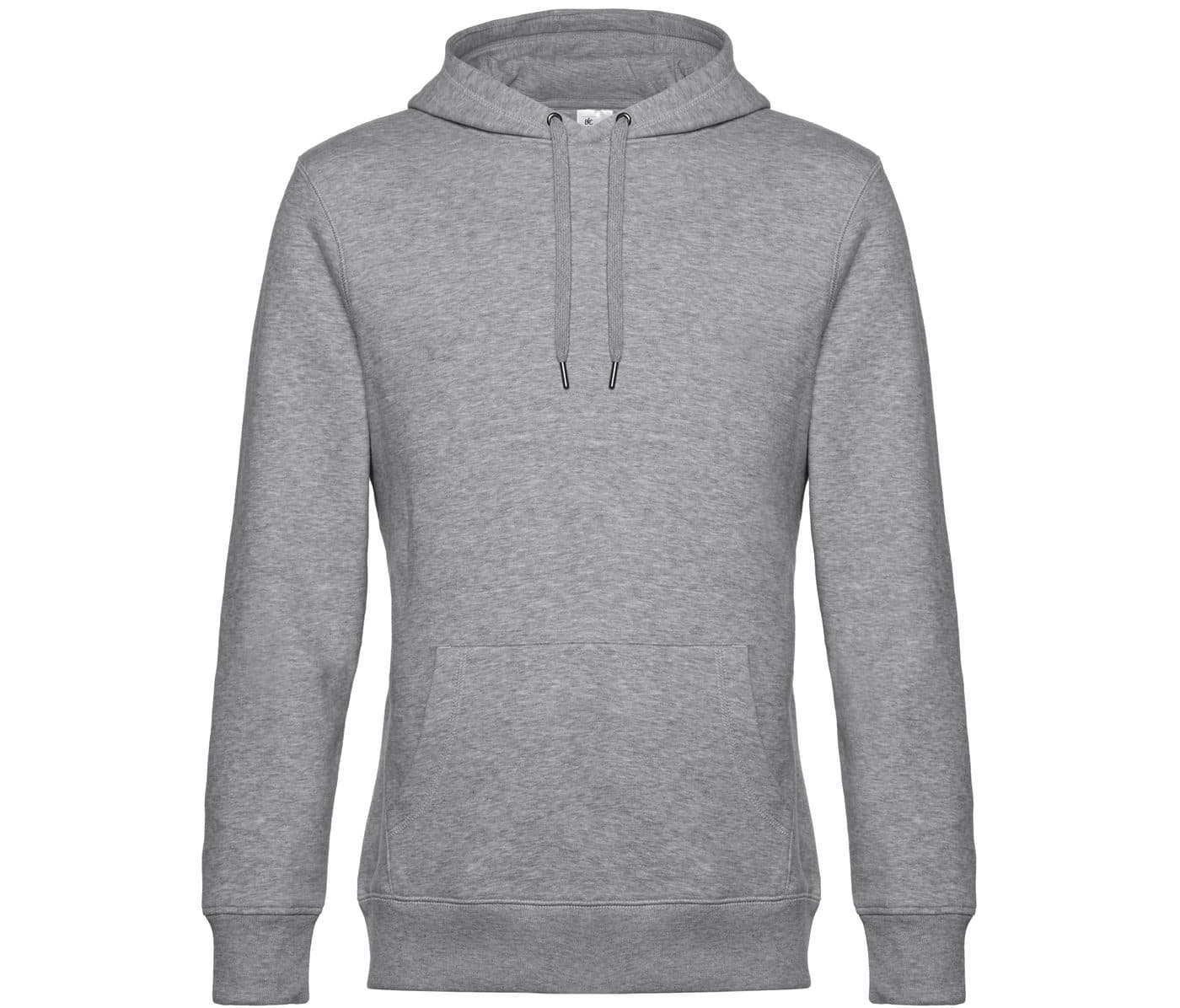 B&C KING HOODED coloris Gris chiné