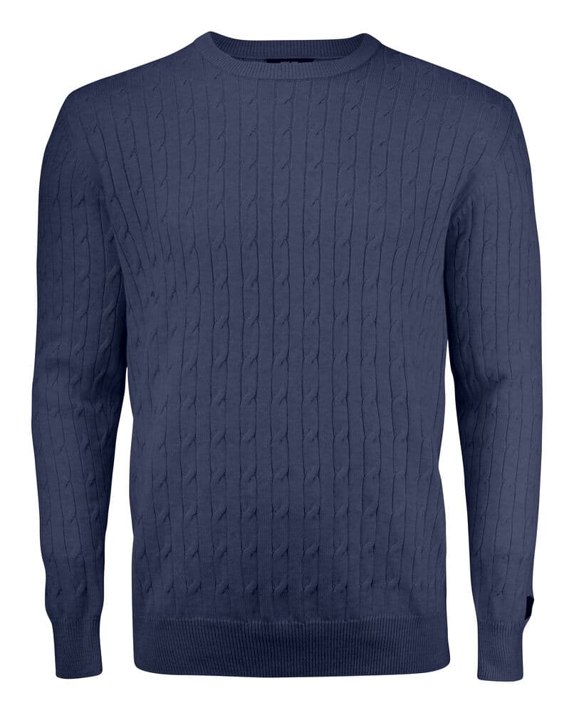 Pull tricot Cutter & Buck Blakely homme coloris Marine chiné