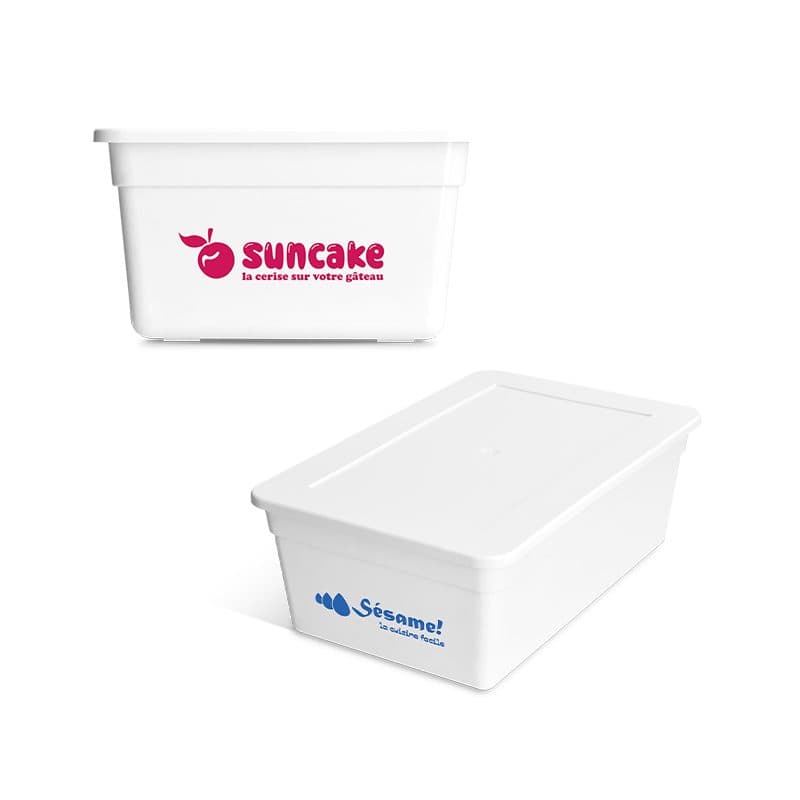 BOITE DE RANGEMENT & BOITE A REPAS (LUNCH BOX) EN PLASTIQUE PP en situation