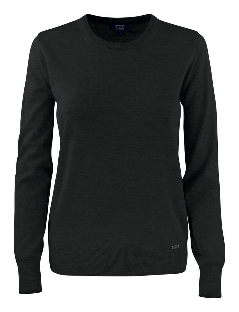 Pull col rond Cutter & Buck Kennewick femme coloris Noir