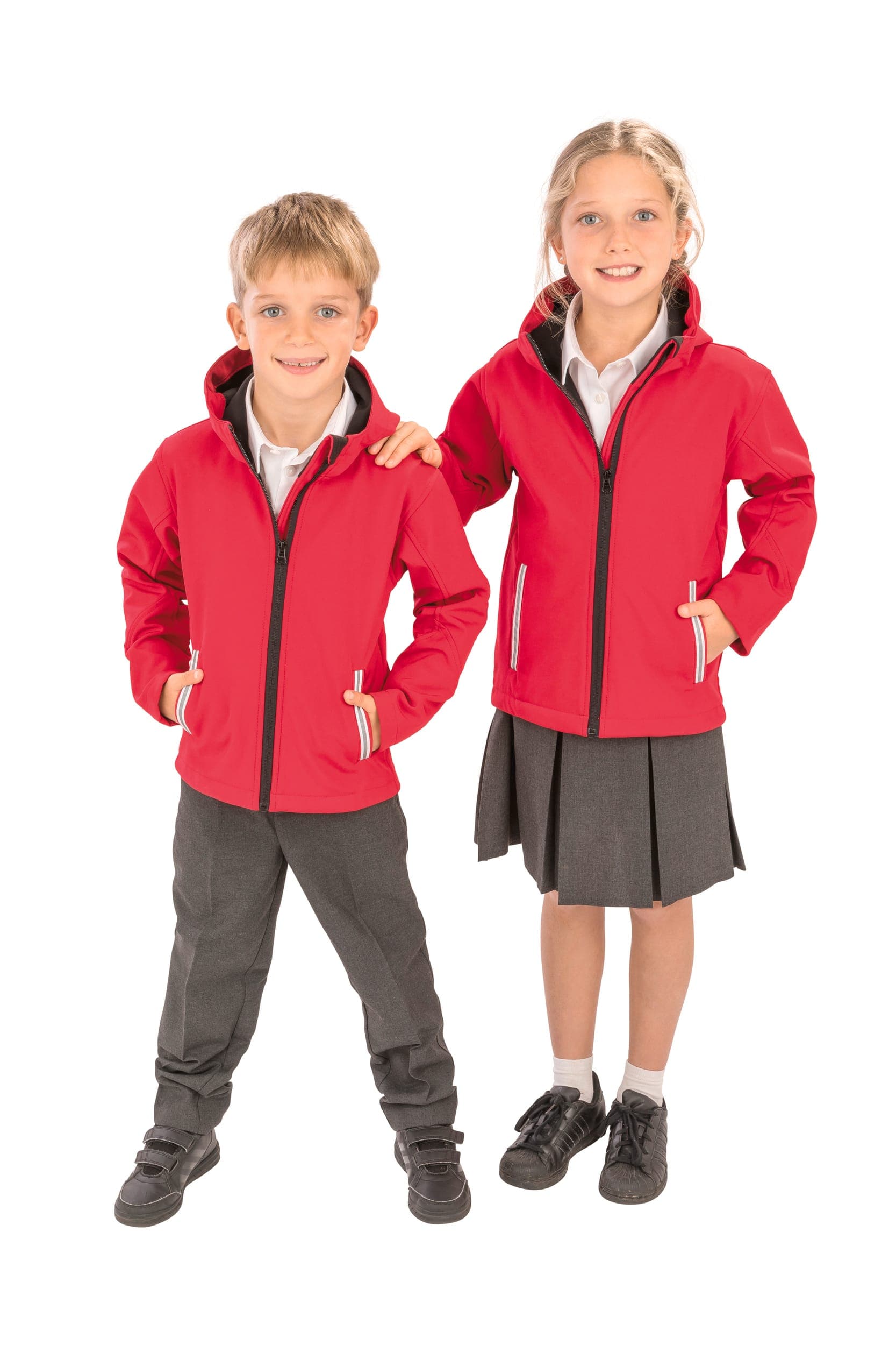 Veste Softshell Capuche Enfant en situation