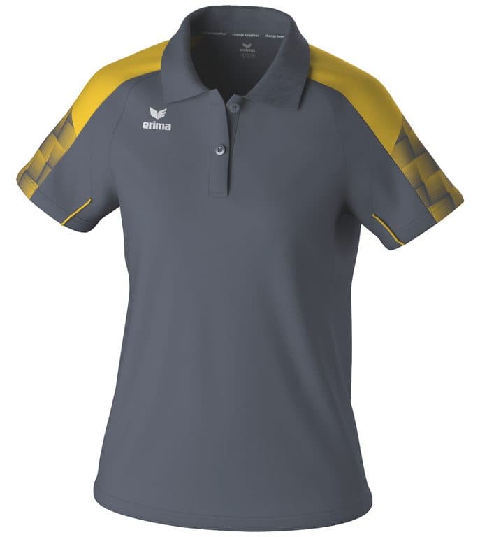Polo EVO STAR coloris Gris ardoise / Jaune