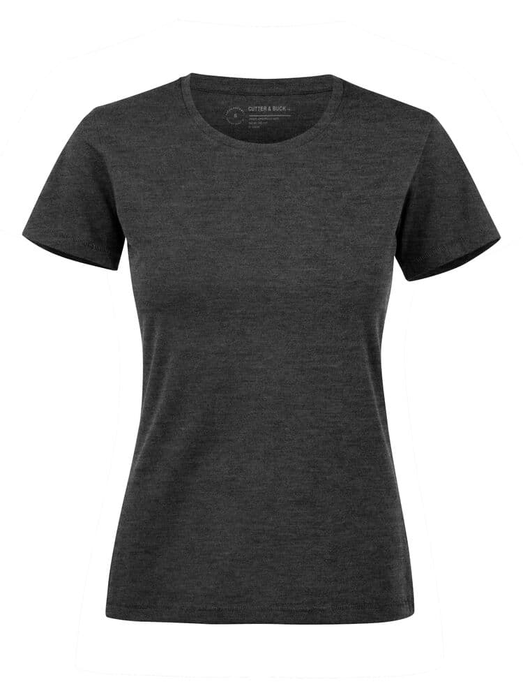 Pull col rond Cutter & Buck Manzanita femme coloris Anthracite chiné