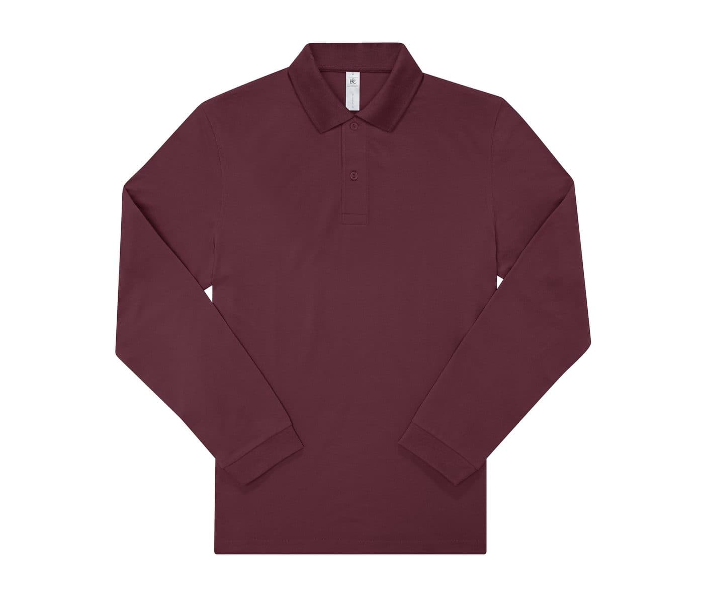 B&C MY POLO 180 LSL coloris Bordeaux